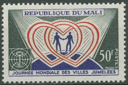 Mali 1968 Welttag der Städtepartnerschaften 163 postfrisch