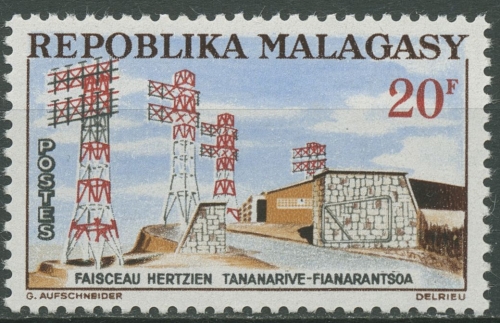 Madagaskar 1963 Richtfunkstrecke 491 postfrisch
