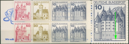 Bund 1979 MH 21 b PF VII mit Plattenfehler 913 I PF XIX postfrisch (R13417)