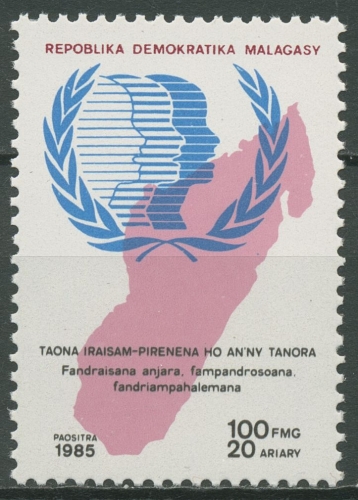 Madagaskar 1985 Internationales Jahr der Jugend 989 postfrisch