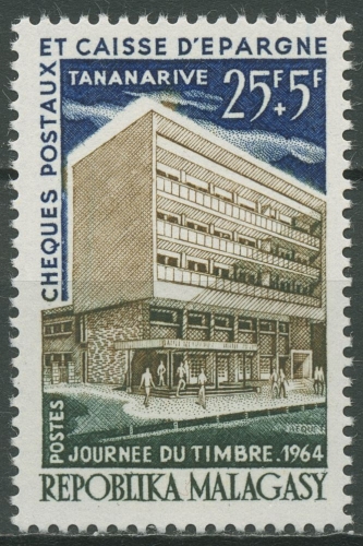 Madagaskar 1964 Tag der Briefmarke Postscheckamt 520 postfrisch