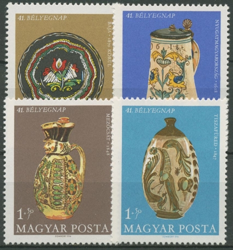 Ungarn 1968 Ungarische Töpferei 2443/46 A postfrisch