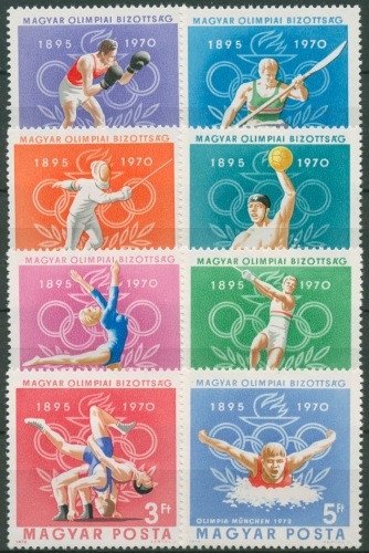 Ungarn 1970 Ungarisches Olympisches Komitee 2616/23 A postfrisch