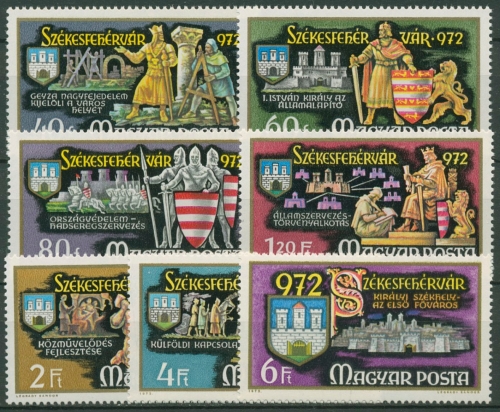 Ungarn 1972 Goldene Bulle von Stuhlweißenburg 2782/88 A postfrisch