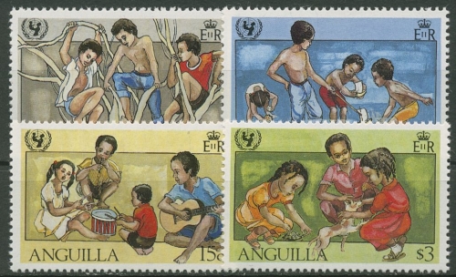 Anguilla 1981 Kinder UNICEF 446/49 postfrisch