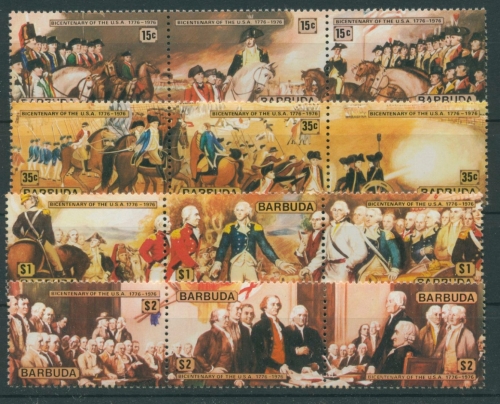 Barbuda 1976 200 Jahre Unabhängigkeit Amerikas 249/60 ZD postfrisch
