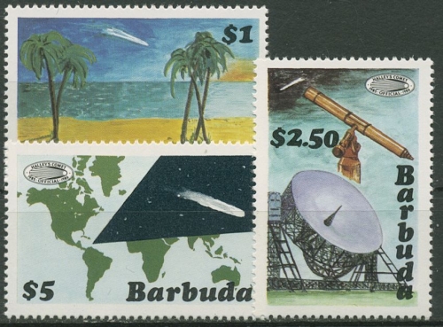 Barbuda 1986 Halleyscher Komet 872/74 postfrisch
