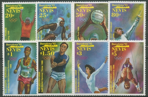 Nevis 1992 Olympische Sommerspiele Barcelona 659/66 postfrisch
