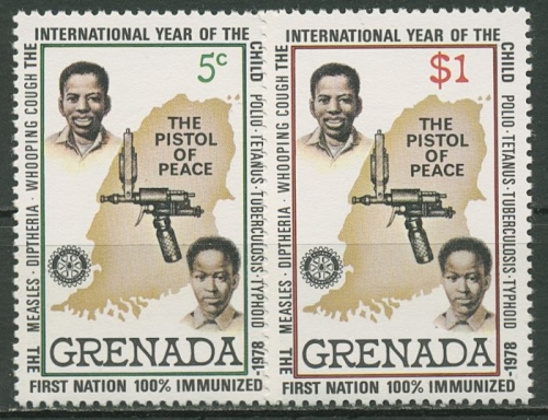 Grenada 1979 Jahr des Kindes Schutzimpfungen 972/73 postfrisch