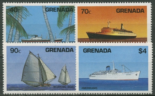 Grenada 1984 Schiffe 1307/10 postfrisch