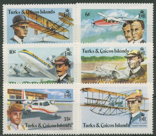 Turks- und Caicos-Inseln 1978 Luftfahrt Brüder Wright 393/98 postfrisch