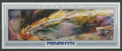 Penrhyn 1986 Halleyscher Komet Block 71 postfrisch (C28889)