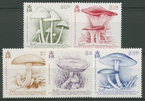 Montserrat 1991 Pilze 804/08 postfrisch