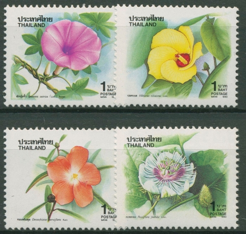 Thailand 1993 Neujahr Blüten 1580/83 postfrisch