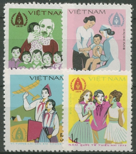 Vietnam 1979 Internationales Jahr des Kindes 1040/43 ungebraucht o.G.