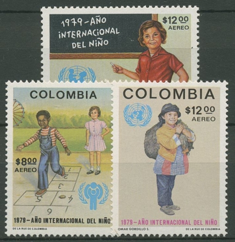 Kolumbien 1979 Jahr des Kindes 1390/92 postfrisch