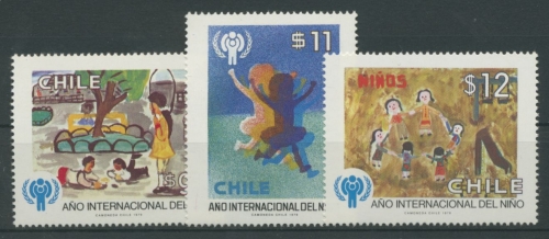 Chile 1979 Jahr des Kindes Kinderzeichnungen 913/15 postfrisch
