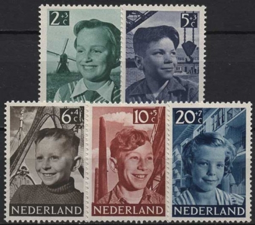 Niederlande 1951 Voor het Kind 575/79 postfrisch