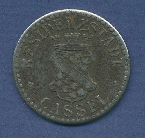 Kassel Stadt 10 Pfennig Kriegsgeld 1917, Eisen, Brendel 3b sehr schön (m2570)