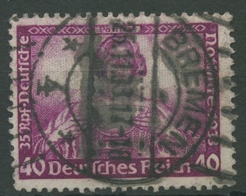 Deutsches Reich 1933 Dt. Nothilfe Wagner 507 A gestempelt (R18908)