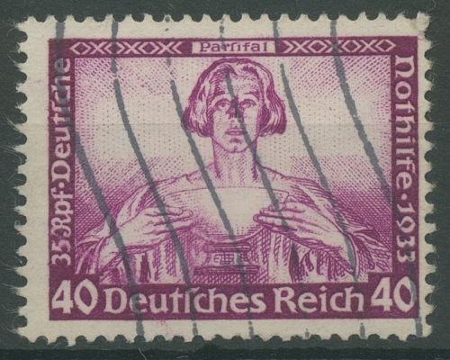 Deutsches Reich 1933 Dt. Nothilfe Wagner 507 A gestempelt (R18909)