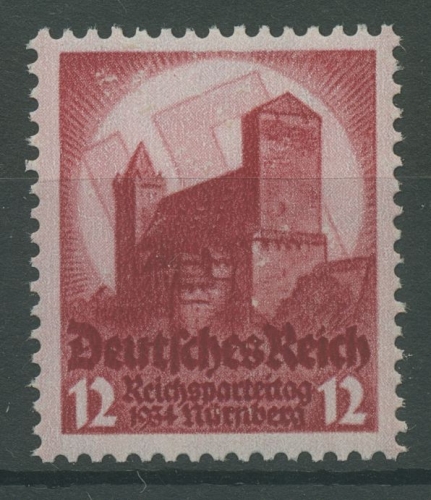 Deutsches Reich 1934 Reichsparteitag 547 postfrisch, kl. Haftstellen (R18950)
