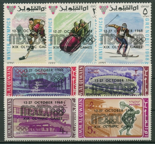 Umm-Al-Qaiwain 1968 Olympische Sommerspiele Mexico 254/60 A postfrisch