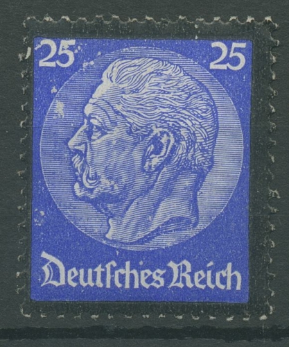 Deutsches Reich 1934 Tod Hindenburgs 553 mit Falz, Haftstellen (R19046)
