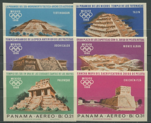 Panama 1967 Olympiade Mexiko 981/88 postfrisch