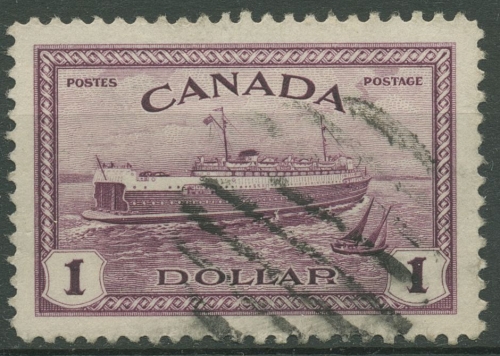 Kanada 1946 Umstellung auf Friedensproduktion Eisenbahnfähre 240 gestempelt