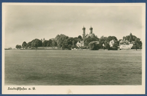 Friedrichshafen am Bodensee Blick vom See, ungebraucht (AK3057)