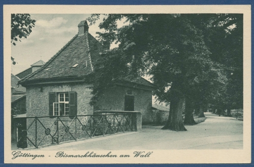 Göttingen Bismarckhäuschen am Wall, ungebraucht (AK3105)
