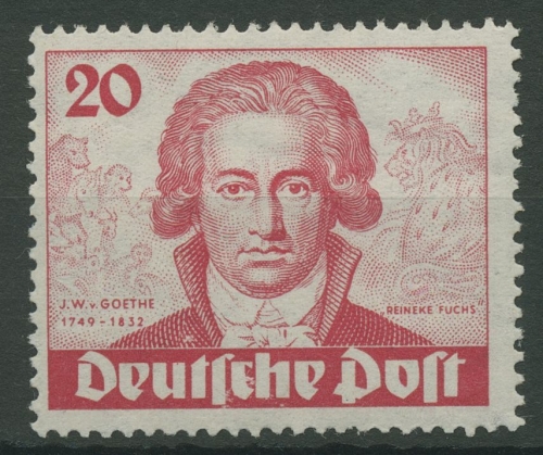 Berlin 1949 Goethejahr 62 postfrisch, kleine Haftstelle (R19217)
