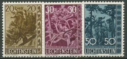 Liechtenstein 1960 Pflanzen Bäume Sträucher 399/01 postfrisch