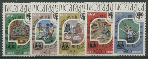Nicaragua 1980 Jahr der Befreiung Olympia Jahr des Kindes 2080/84 b postfrisch
