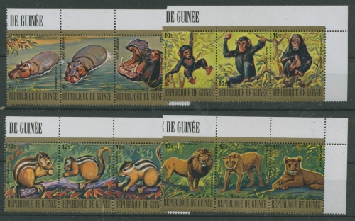 Guinea 1978 Tiere 793/28 ZD postfrisch (SG5119)