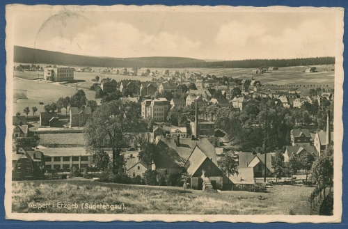 Weipert im Erzgebirge, gelaufen Marke fehlt (AK3314)