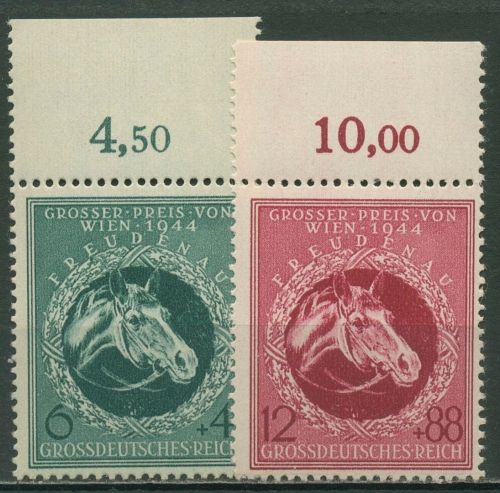 Deutsches Reich 1944 Galopprennen Großer Preis von Wien 900/01 OR postfrisch