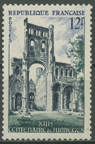 Frankreich 1954 Abtei Jumieges 1011 postfrisch