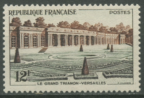 Frankreich 1956 Lustschloss Grand Trianon 1087 postfrisch