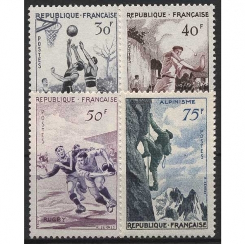 Frankreich 1956 Freimarken Sportarten 1100/03 postfrisch