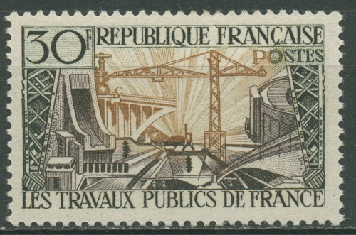 Frankreich 1957 Bauwerke 1142 postfrisch