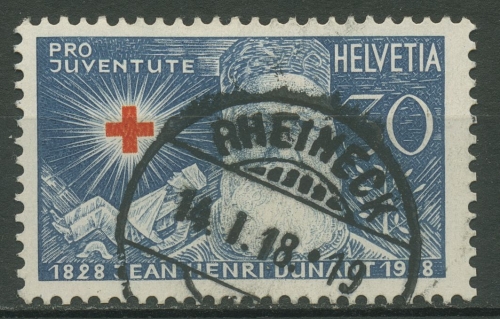 Schweiz 1928 Pro Juventute Henri Dunant 232 gestempelt