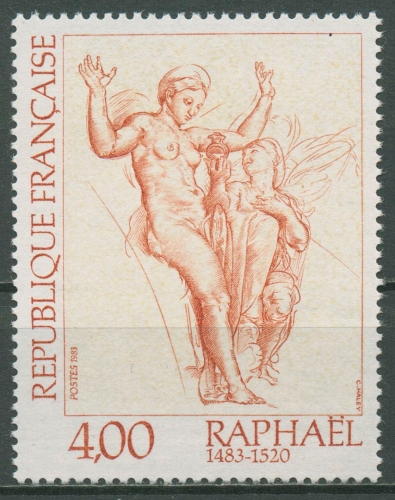 Frankreich 1983 Kunst Gemälde Raffael 2390 postfrisch