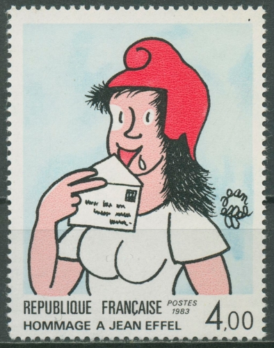 Frankreich 1983 Karikatur Zeichnung Jean Effel 2415 postfrisch