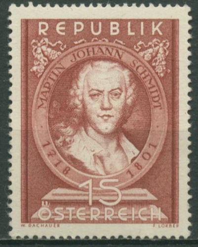 Österreich 1951 150. Todestag von Martin Johann Schmidt 965 postfrisch