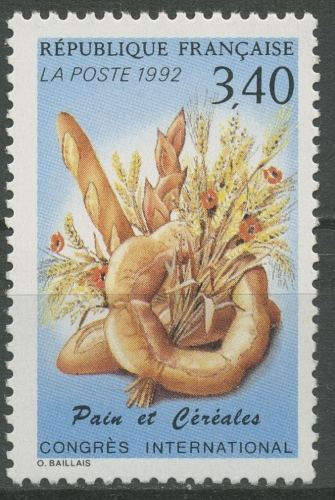 Frankreich 1992 Landwirtschaft Brot und Getreide 2902 postfrisch