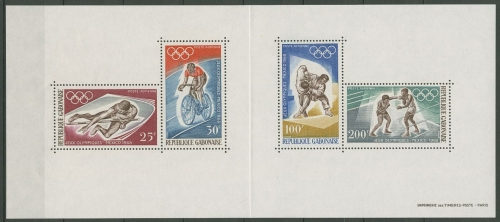 Gabun 1968 Olympische Sommerspiele in Mexiko Block 10 postfrisch (SG29248)