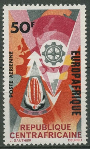Zentralafrikanische Republik 1966 EUROPAFRIQUE 123 postfrisch