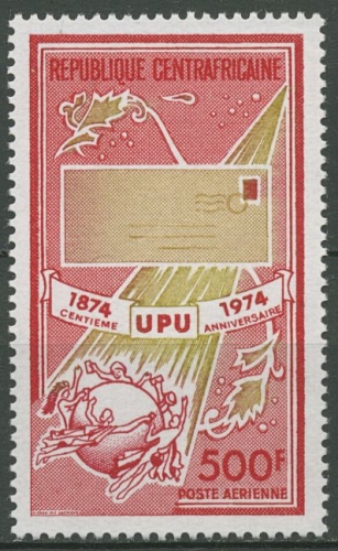 Zentralafrikanische Republik 1974 100 Jahre Weltpostverein UPU 354 postfrisch
